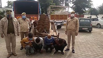 झिंझाना पुलिस ने चोरी के माल सहित चार शातिर चोरों को किया गिरफ्तार