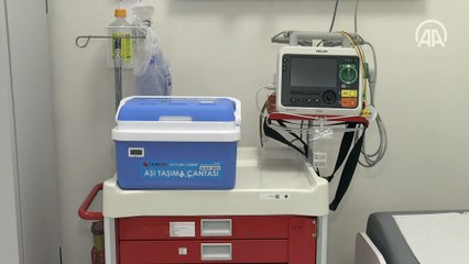 Kovid-19 aşı odaları için hazırlıklar tamamlandı