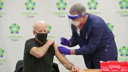 Biden vacunado contra la Covid