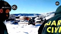 Rescatadas cuatro personas en una aldea de Jaén que llevaban once días incomunicadas por la nieve