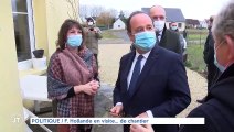 POLITIQUE / F. Hollande en visite...de chantier