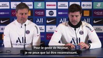 Pochettino : «Reconnaissant du geste de Neymar» - Foot - L1 - PSG