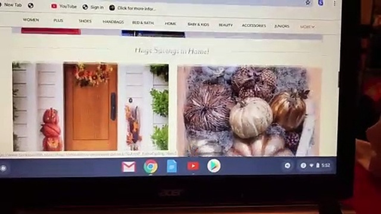 How to navigate Burkes Outlet Website by B&D Product & Food Review