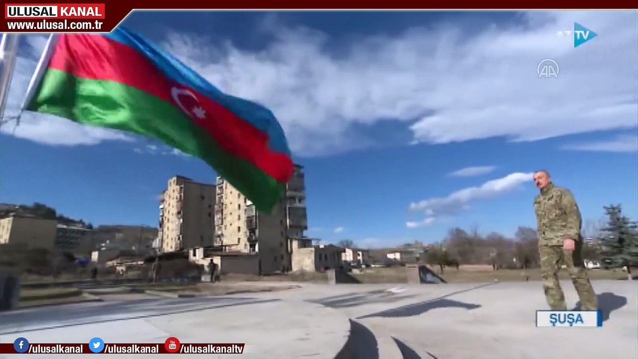Azerbaycan Cumhurbaşkanı Aliyev: ''Şuşa'ya gelen herkes Ermeni vahşetini görecek"