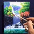 5 Super Beautiful and Easy Painting Ideas For Beginners - Scenery Painting Tutorial