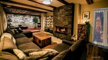 Winter scene: Calming Living room | ASMR Ambience Relaxing