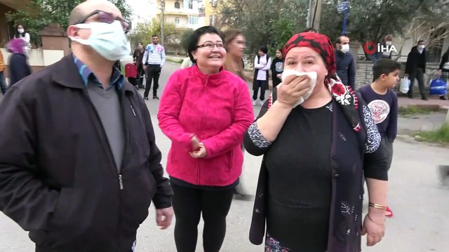 Korkutan yangın... Evlerinin yanışını gözyaşlarıyla izlediler