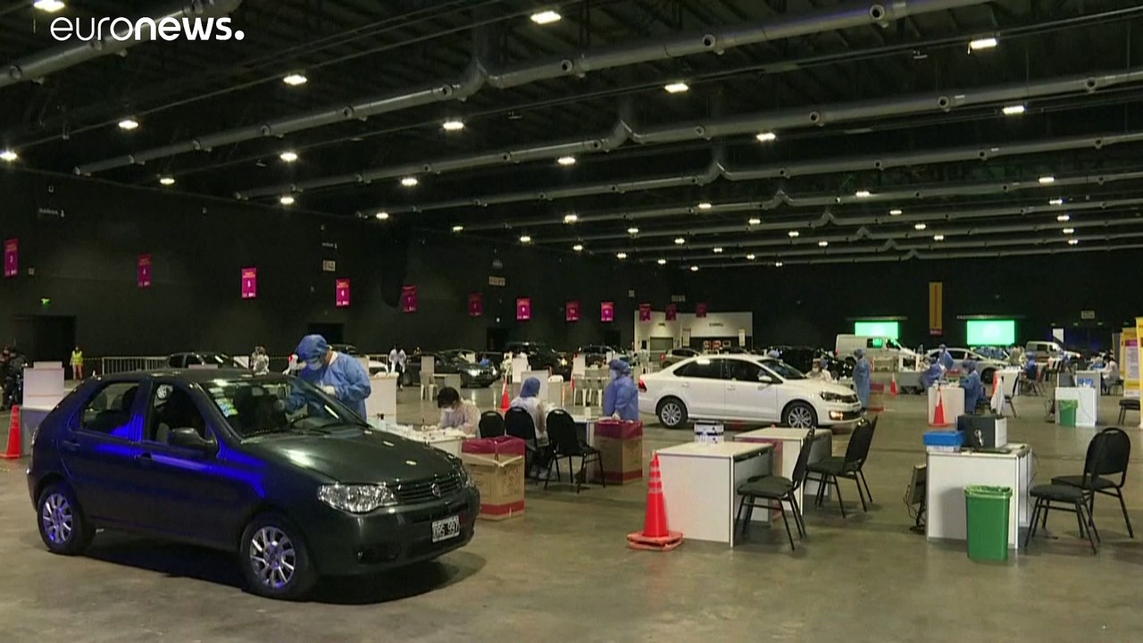 Tests anti-Covid en Drive-in à Buenos Aires