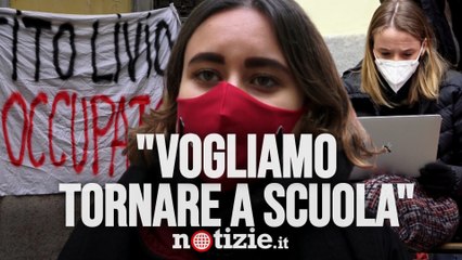 Scuola, studenti contro la dad occupano il Tito Livio di Milano: "Azzolina si schieri con noi"