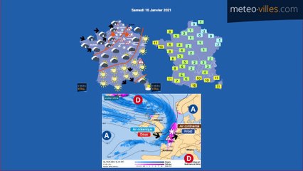 bulletin meteo du vendredi 15 janvier 2021