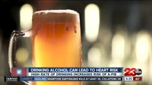 Drinking alcohol can lead to heart risk