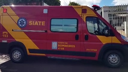 Download Video: Peça de bicicleta se solta e jovem fica ferido ao sofrer queda no Bairro Interlagos