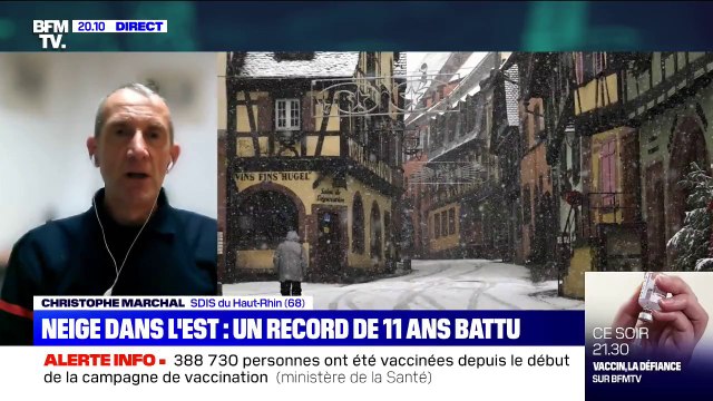 Neige dans le Haut-Rhin: les pompiers appellent à limiter le plus possible les déplacements