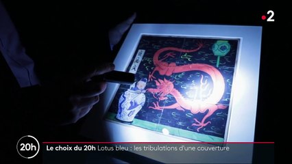 Un dessin du "Lotus bleu" de "Tintin" pourrait être vendu plus de 2 millions d'euros