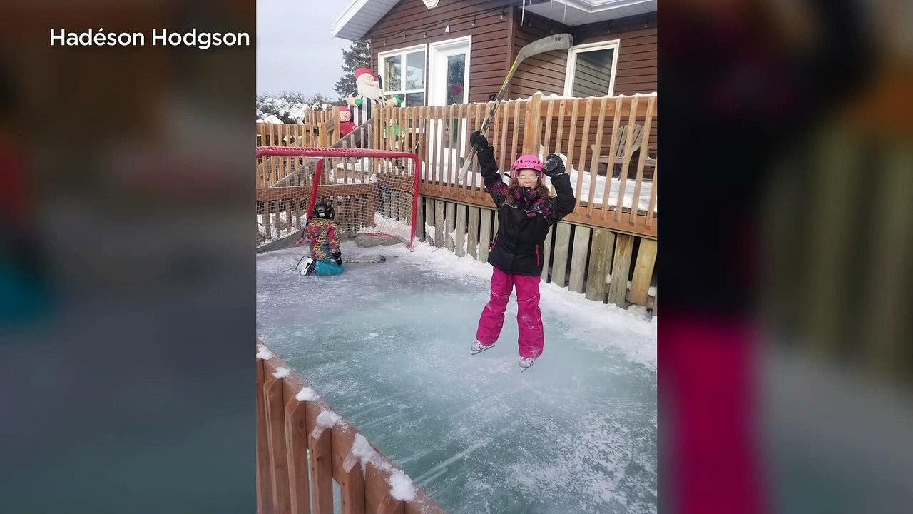 VOS PHOTOS | Vive les patinoires à la maison!
