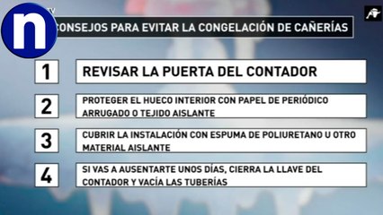 Cuatro consejos para evitar la congelación de cañerías