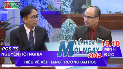 Xếp hạng trường đại học - PGS.TS. Nguyễn Hội Nghĩa | ĐTMN 151014