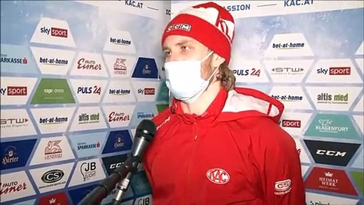 Johannes Bischofberger nach dem Spiel gegen Bozen