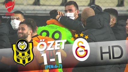 Yeni Malatyaspor - Galatasaray Ziraat Türkiye Kupası Son 16 Turu Maçının Özeti