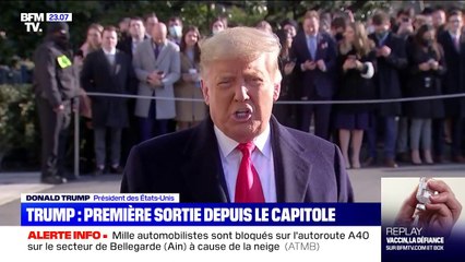 Procédure d'impeachment: au Texas, Donald Trump dénonce une "chasse aux sorcières"