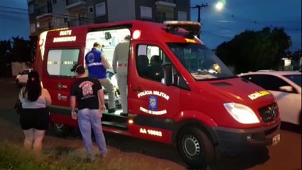 Video herunterladen: Criança de 11 anos é socorrida pelo Siate após sofrer queda de bicicleta no Bairro Universitário