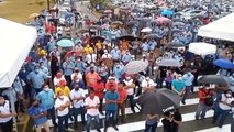 Trabalhadores protestam contra fechamento da Ford