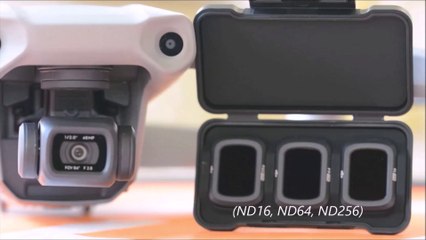 DJI Mavic Air 2 ND Filter 16 ND64 ND256 comparison and normal wind test