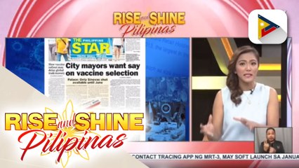 HEADLINES: Mayor Leonaldia, nag-suggest bigyan ng otoridad ang mga LGU sa kanilang preferred vaccine