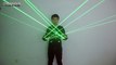 Green Laser Gloves Laser Beam Flash Finger,Nightclub Bar Party Dance Singer Props DJ Mechanical Gloves LED Light