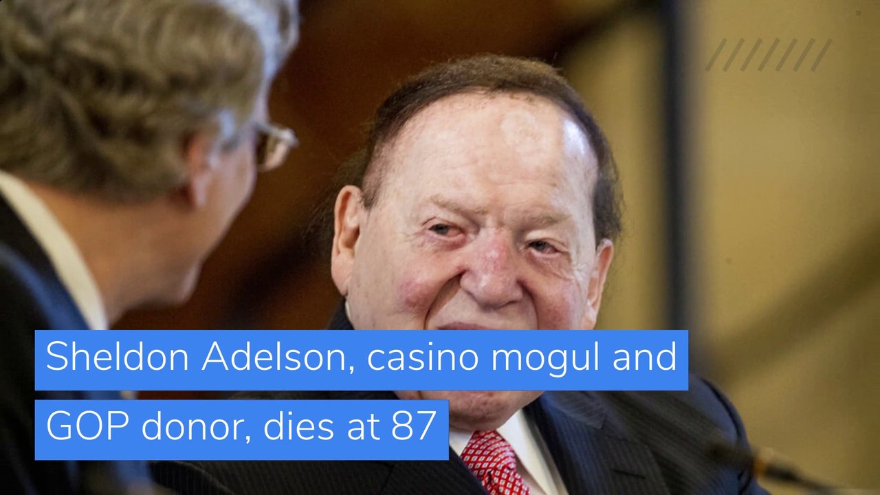 Sheldon Adelson, casino mogul and GOP donor, dies at 87, and other top stories in US news from January 13, 2021.