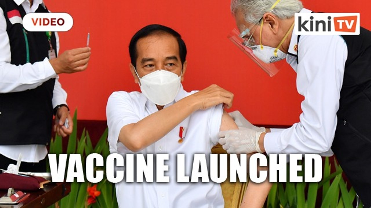 Jokowi first to get Covid-19 vaccine as Indonesia launches vaccination drive