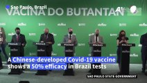 Brazil: 50% effective Chinese vaccine 'not the best, but good'