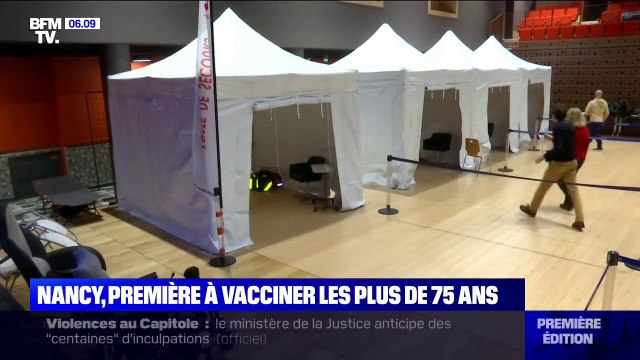 Covid-19: Nancy est la première ville à vacciner les plus de 75 ans