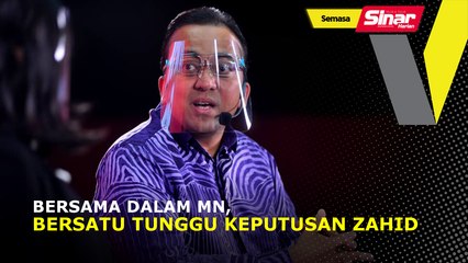 Bersama dalam MN, Bersatu tunggu keputusan Zahid