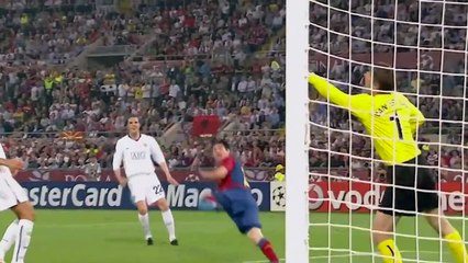 Los goles de Lionel Messi al Manchester United