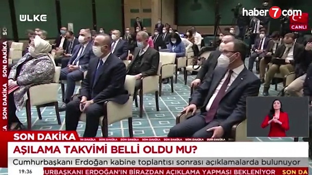 Son Dakika... Kabine toplantısının ardından Başkan Erdoğan alınan kararları açıkladı