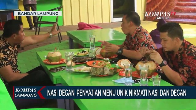 Nasi Degan, Sajian Unik Nikmati Nasi Sangrai dan Degan