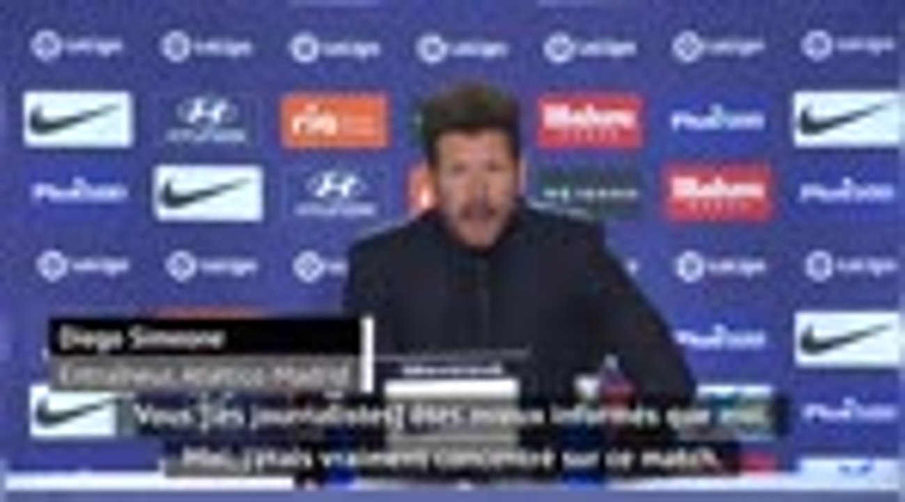 Transferts - Simeone : "Dembélé à l'Atlético ? Ça avance"
