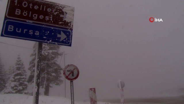 Uludağ sonunda 'beyaz gelinliğini ' giydi