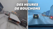 Dans l'Ain, 2000 automobilistes bloqués sur l'autoroute à cause de la neige