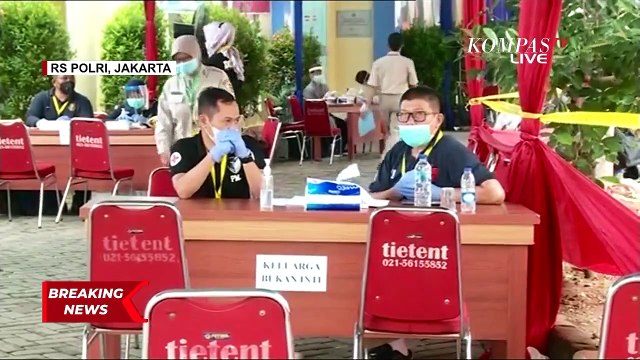 Tim DVI RS Polri Terima 112 Sample DNA Korban Pesawat Sriwijaya Air SJ182