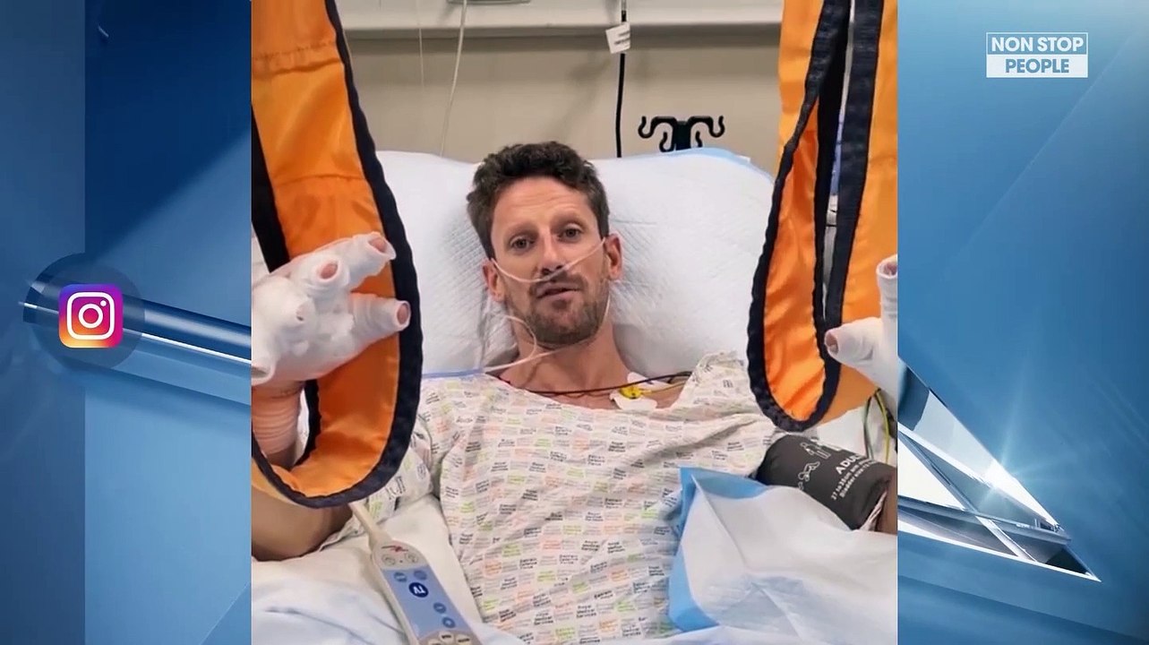 Romain Grosjean miraculé d’un accident de F1, les photos chocs de sa main brûlée