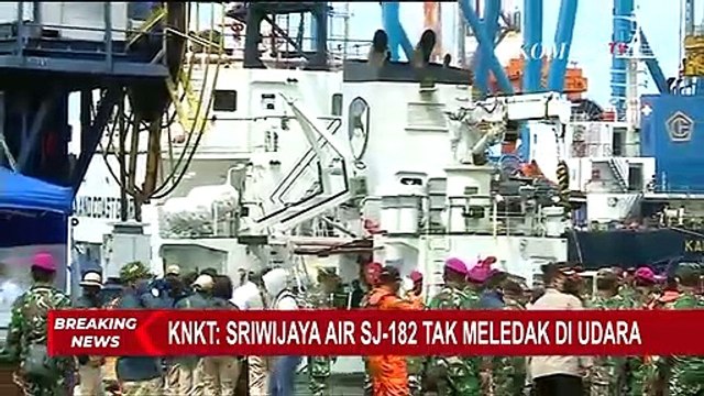 KNKT: Sriwijaya Air Tak Meledak Sebelum Jatuh Membentur Air