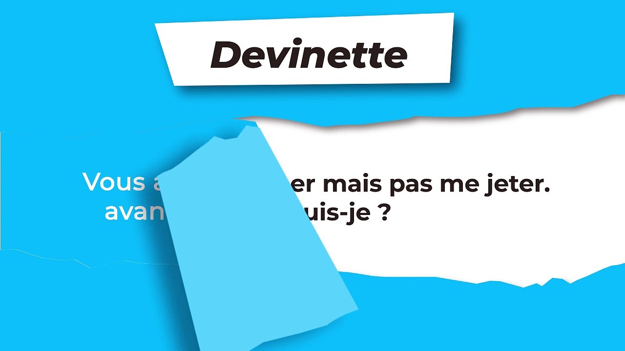 Devinette : Attrape !