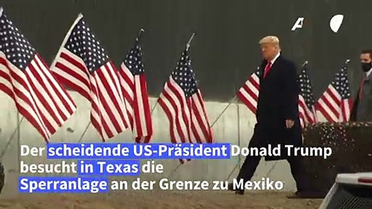Trump: 'Niemand' wird die Mauer zu Mexiko anrühren