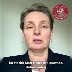Jarrow MP Kate Osborne calls on Matt Hancock to back the Gazette's Shot in the Arm campaign