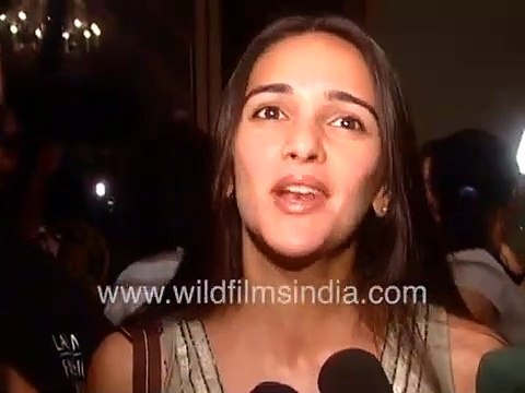 Tara Sharma on Vikram Phadnis' costumes during Lakme Fashion Week