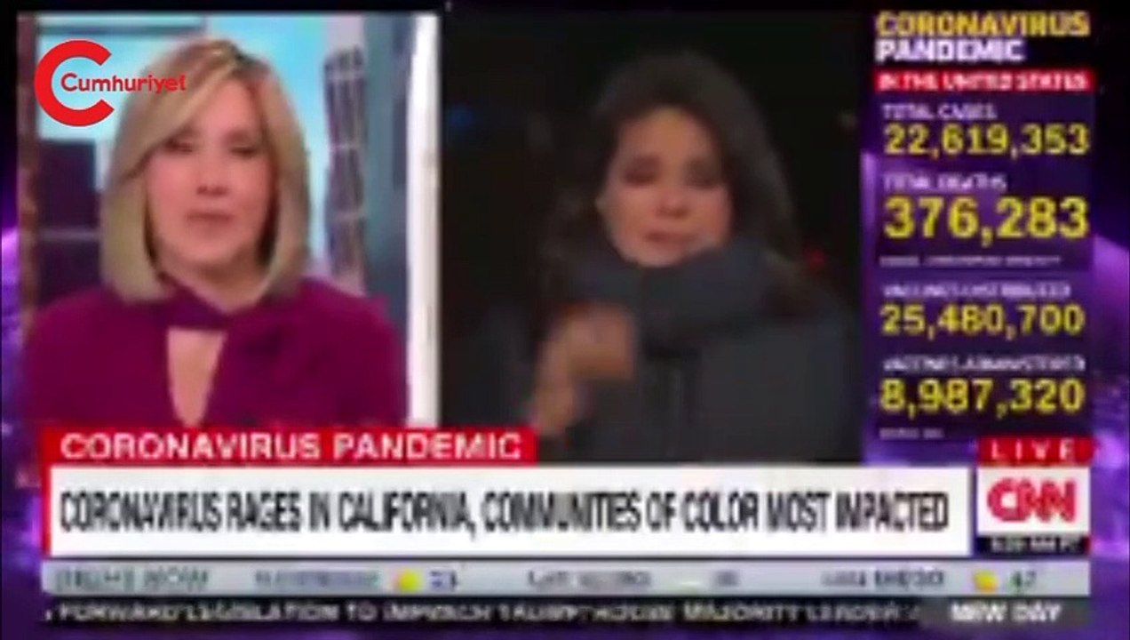 Rekor can kaybı: CNN muhabiri gözyaşlarını tutamadı