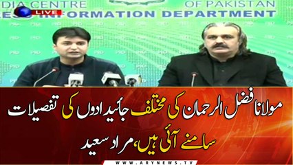 Maulana's assets are not hidden anymore: Murad Saeed