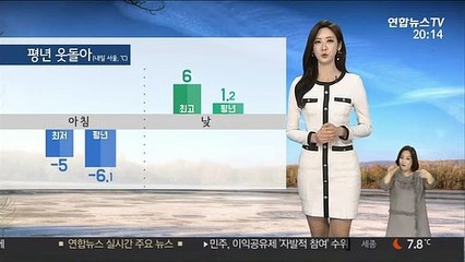 [날씨] 온화하지만 황사 영향, 먼지↑…밤사이 내륙 안개
